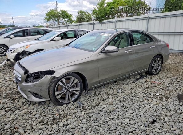 W1KWF8EB2MR643751 2021 MERCEDES-BENZ C Silver Առջևի ձախ երեք քառորդ տեսարան