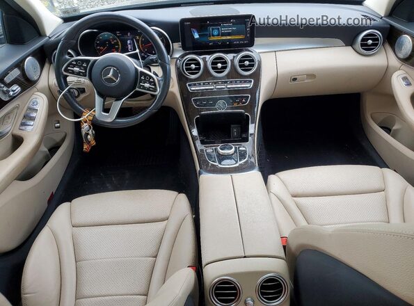 W1KWF8EB2MR643751 2021 MERCEDES-BENZ C Silver Առջևի վահանակի տեսք