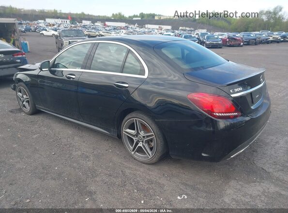 W1KWF8EB4MR615434 2021 MERCEDES-BENZ C-CLASS Черный Задняя левая четверть