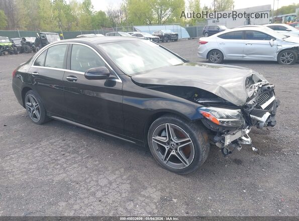 W1KWF8EB4MR615434 2021 MERCEDES-BENZ C-CLASS Черный Передняя правая четверть