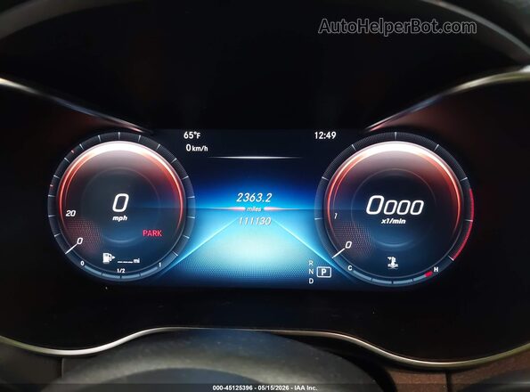 W1KWF8EB5MR642271 2021 MERCEDES-BENZ C-CLASS Black Вид задніх сидінь