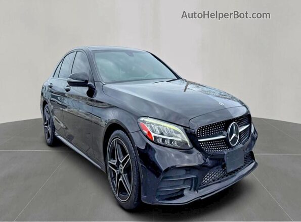 W1KWF8EB7LR594867 2020 MERCEDES-BENZ C Черный Передняя левая четверть