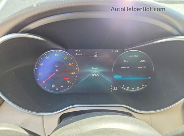 W1KWF8EB7LR598725 2020 MERCEDES-BENZ C Black Vista del cuadro de instrumentos
