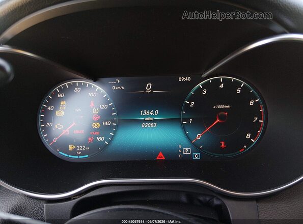 W1KWJ8DB5LF987980 2020 MERCEDES-BENZ C-CLASS Черный Вид задних сидений