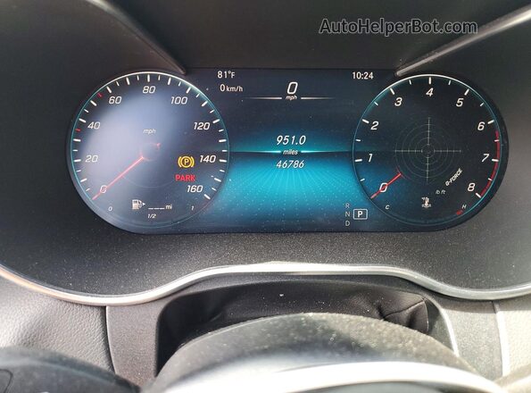 W1KWJ8EB1MG067810 2021 MERCEDES-BENZ C Black Widok zestawu wskaźników