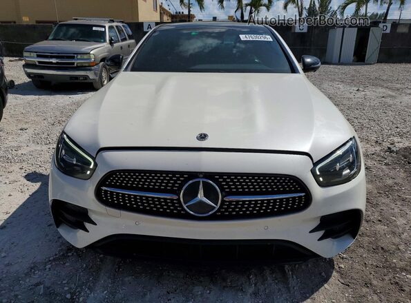 W1KZF8DB3NB076944 2022 MERCEDES-BENZ E White Вид спереду