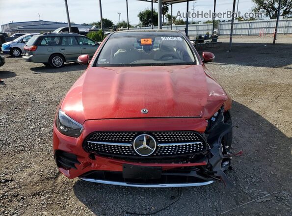W1KZF8DB4MA878956 2021 MERCEDES-BENZ E Red Դիմացի տեսք