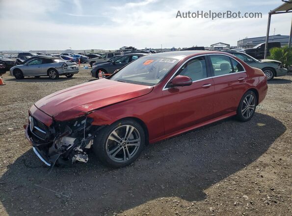 W1KZF8DB4MA878956 2021 MERCEDES-BENZ E Red Առջևի ձախ երեք քառորդ տեսարան