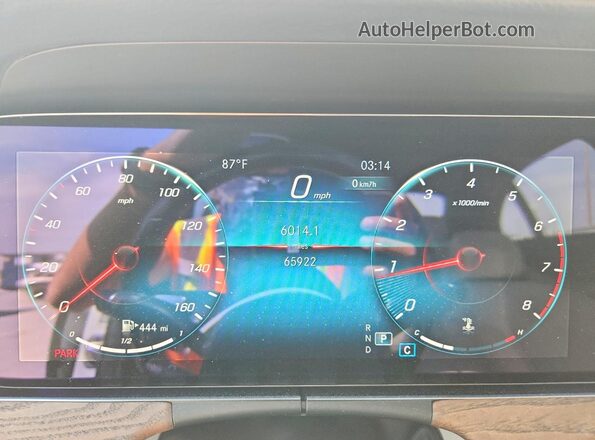 W1KZF8DB9NB044872 2022 MERCEDES-BENZ E Белый Вид щитка приборов