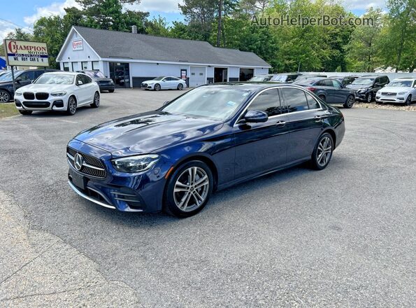 W1KZF8EB2MA948663 2021 MERCEDES-BENZ E Blue Задня ліва чверть