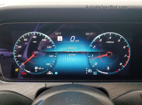 W1KZF8EB6MA967572 2021 MERCEDES-BENZ E Silver Widok zestawu wskaźników