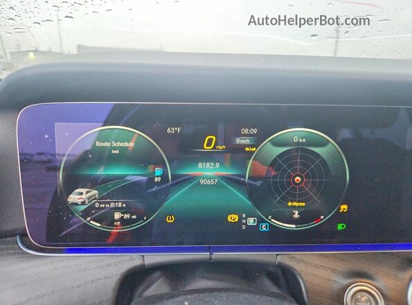 W1KZF8EB8PB144690 2023 MERCEDES-BENZ E Black Instrument cluster view