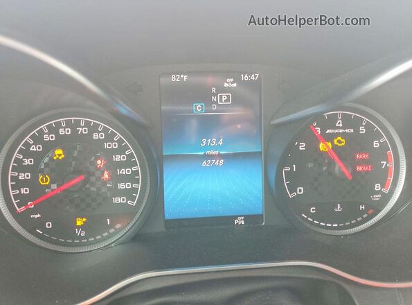 W1N0G6EB1NG031158 2022 MERCEDES-BENZ GLC-CLASS Black Vista del cuadro de instrumentos