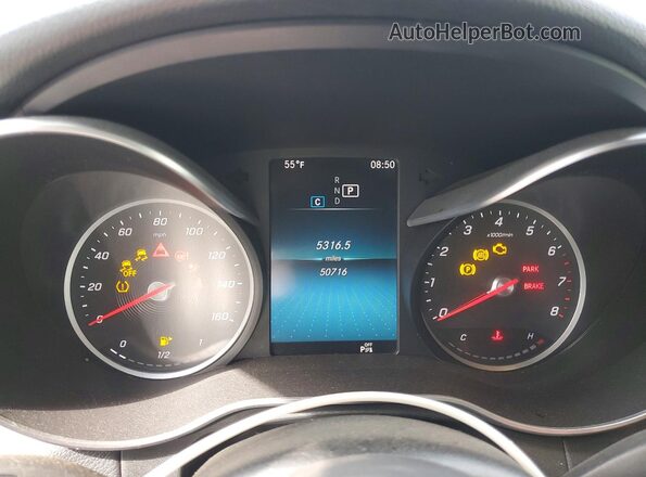 W1N0G8DB2MF952984 2021 MERCEDES-BENZ GLC-CLASS Black Вид щитка приладів