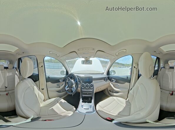 W1N0G8DB3LF803031 2020 MERCEDES-BENZ GLC-CLASS White Vista interior de 360 grados