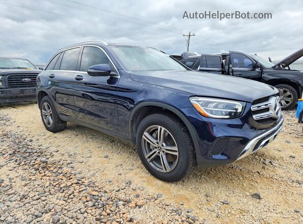 W1N0G8EB8MF917543 2021 MERCEDES-BENZ GLC-CLASS Blue Передня права чверть