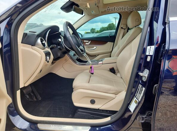 W1N0G8EB8MF917543 2021 MERCEDES-BENZ GLC-CLASS Blue Вид салону спереду