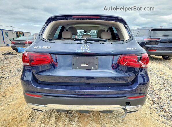 W1N0G8EB8MF917543 2021 MERCEDES-BENZ GLC-CLASS Blue Вид ззаду