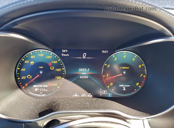 W1N0J8KB8MF944554 2021 MERCEDES-BENZ GLC-CLASS Черный Вид щитка приборов