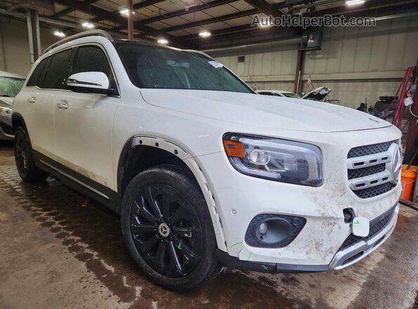 W1N4M4HB6NW246762 2022 MERCEDES-BENZ GLB-CLASS Белый Передняя правая четверть
