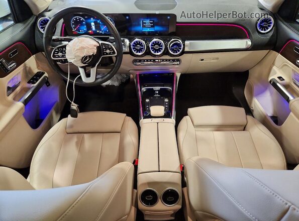 W1N4M4HB7PW270958 2023 MERCEDES-BENZ GLB-CLASS Белый Вид панели приборов