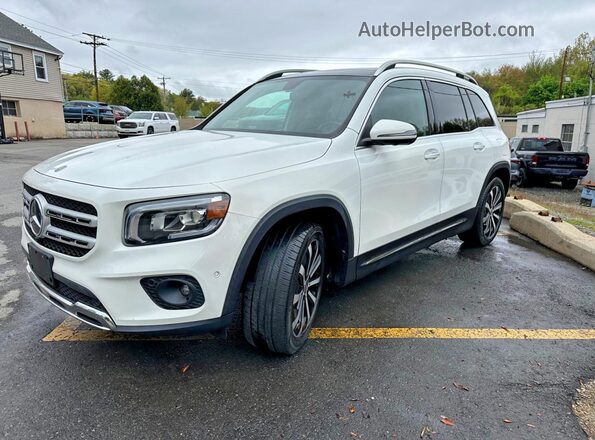 W1N4M4HB8LW038069 2020 MERCEDES-BENZ GLB-CLASS Белый Передняя левая четверть