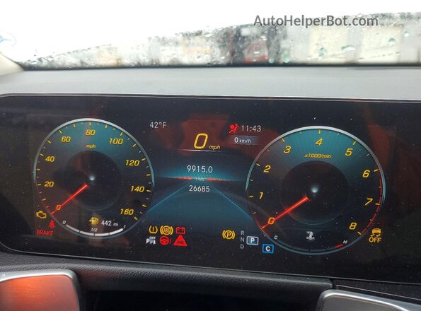 W1N4M4HBXPW313995 2023 MERCEDES-BENZ GLB-CLASS Белый Вид щитка приборов