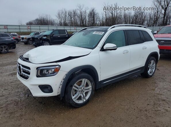W1N4M4HBXPW313995 2023 MERCEDES-BENZ GLB-CLASS Белый Передняя левая четверть