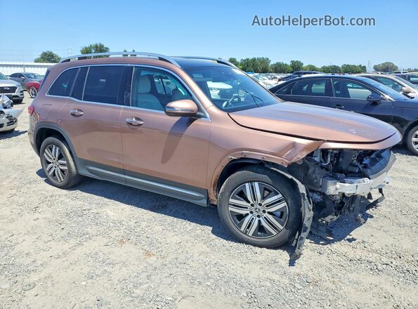 W1N9M0KB4PN066857 2023 MERCEDES-BENZ EQB Желто-коричневый Передняя правая четверть