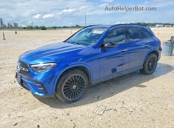 W1NKM4HB6PU013129 2023 MERCEDES-BENZ GLC-CLASS Синий Передняя левая четверть