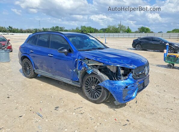 W1NKM4HB6PU013129 2023 MERCEDES-BENZ GLC-CLASS Синий Передняя правая четверть