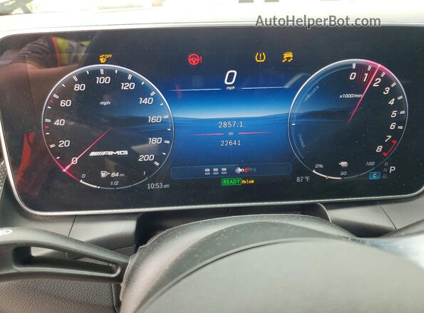 W1NKM8AB9SF246436 2025 MERCEDES-BENZ GLC-CLASS Black Вид щитка приладів