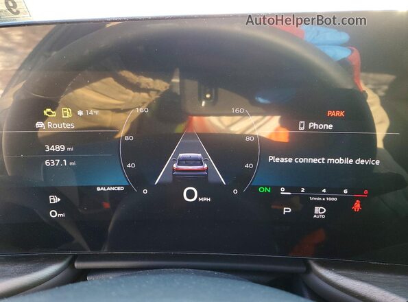 WA11AAGU1S2060466 2025 AUDI Q5 Зеленый Вид щитка приборов