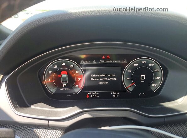 WA124AFY4P2057147 2023 AUDI SQ5 Charcoal Instrument cluster view