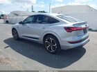 2022 Audi E-tron Sportback Premium Plus S Line Quattro Silver vin: WA12AAGEXNB031825
