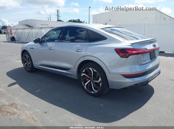 WA12AAGEXNB031825 2022 AUDI E-TRON Silver Rear left