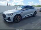 2022 Audi E-tron Sportback Premium Plus S Line Quattro Silver vin: WA12AAGEXNB031825