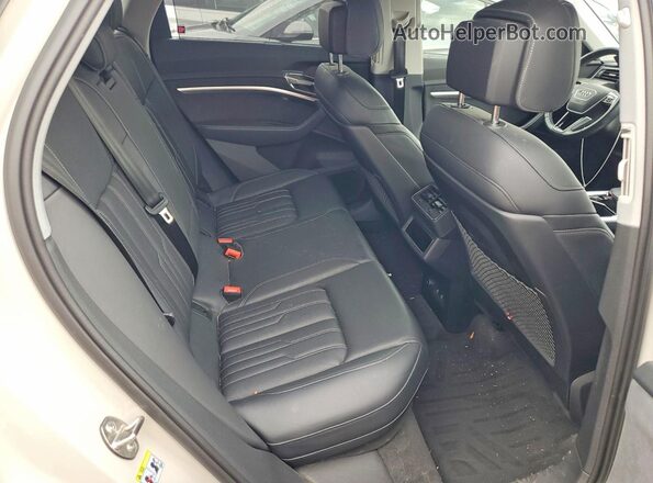 WA13AAGE2NB010259 2022 AUDI E-TRON Gray Widok tylnych siedzeń
