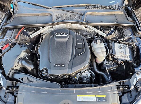 WA18NAF43HA038262 2017 AUDI A4 Серый Вид задней части салона
