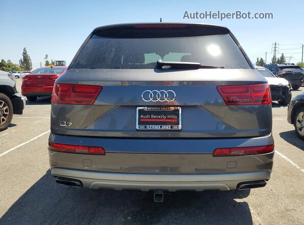 WA1AAAF74KD010032 2019 AUDI Q7 Gray Вид ззаду
