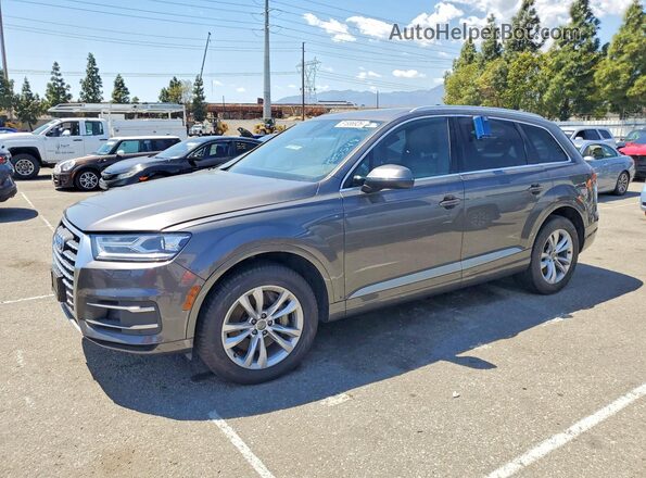 WA1AAAF74KD010032 2019 AUDI Q7 Gray Передня ліва чверть