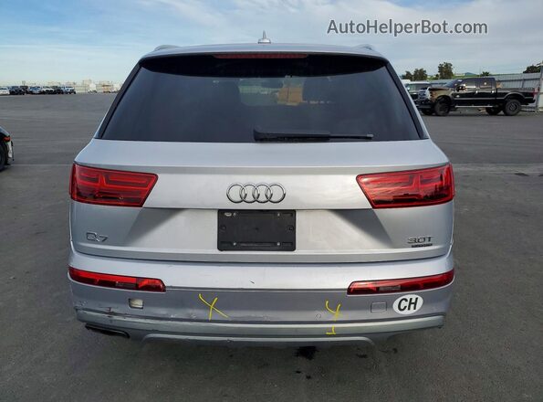 WA1AAAF75HD004023 2017 AUDI Q7 Серебряный Вид сзади
