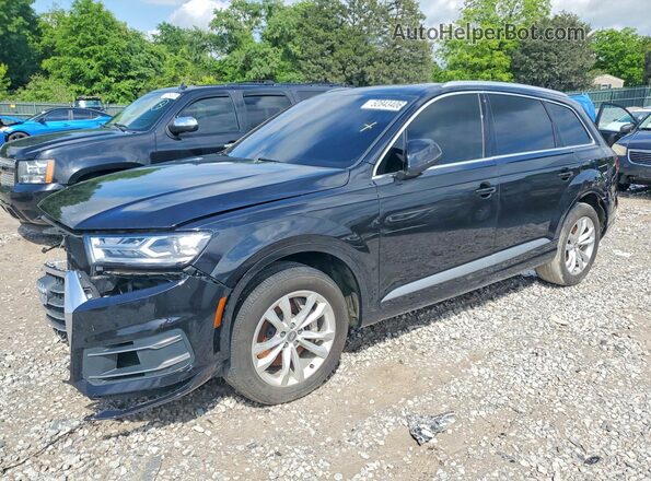 WA1AAAF75JD007686 2018 AUDI Q7 Черный Передняя левая четверть