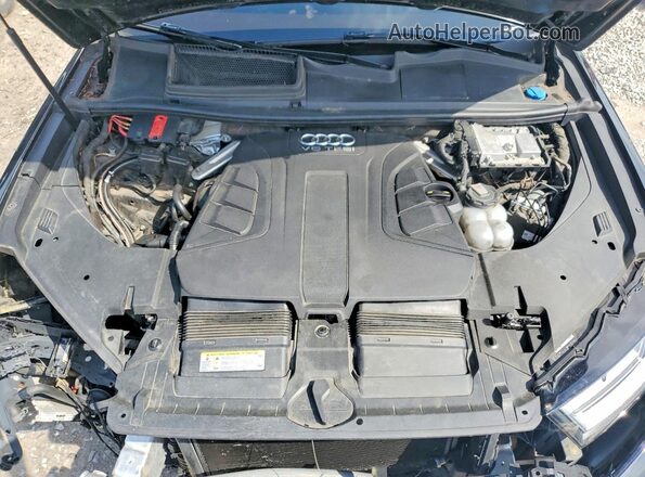 WA1AAAF75JD007686 2018 AUDI Q7 Черный Вид подкапотного пространства