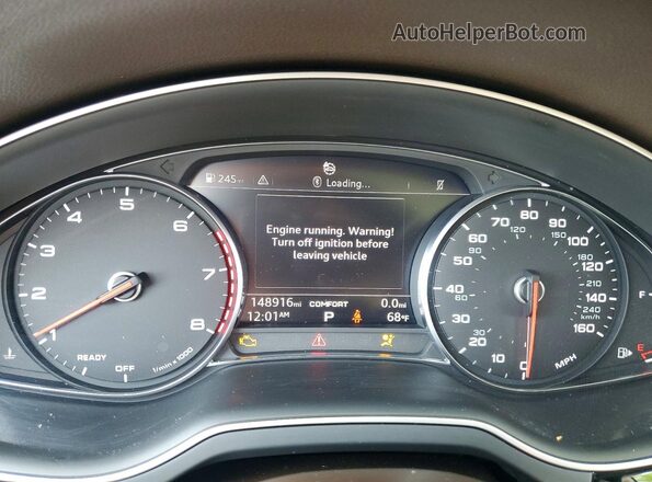 WA1AAAF75JD007686 2018 AUDI Q7 Черный Вид щитка приборов