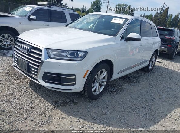 WA1AAAF77HD000359 2017 AUDI Q7 Белый Передняя левая четверть