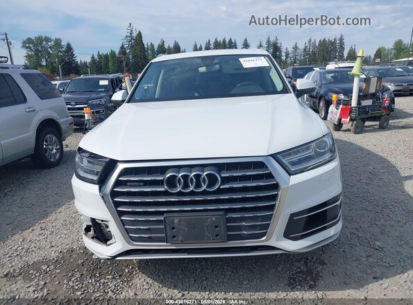 WA1AAAF77HD000359 2017 AUDI Q7 Белый Вид задней части салона