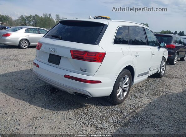 WA1AAAF77HD000359 2017 AUDI Q7 Белый Задняя правая четверть