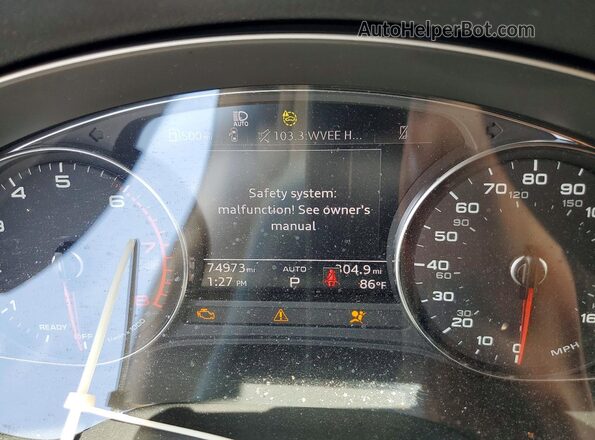 WA1AAAFY4M2010054 2021 AUDI Q5 Белый Вид щитка приборов