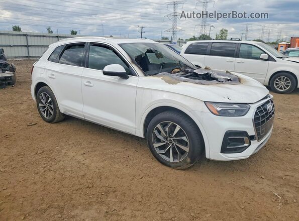 WA1AAAFY8M2132755 2021 AUDI Q5 Белый Передняя правая четверть